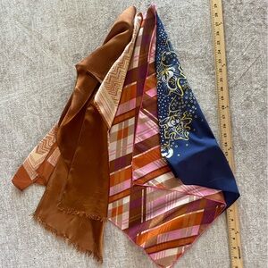 Bundle of four beautiful head scarves and ties